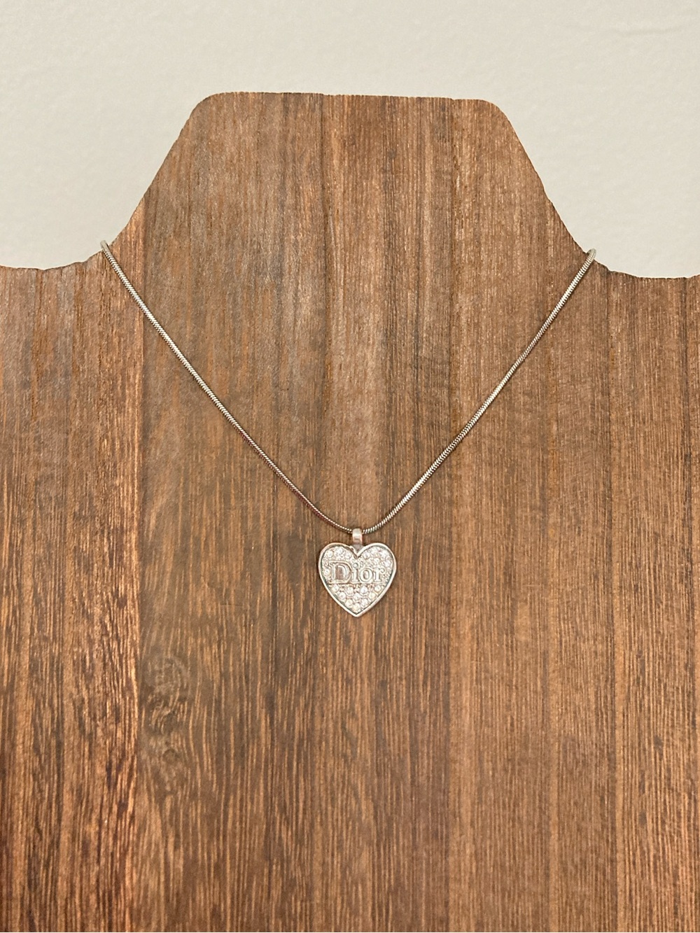 Vintage Dior Pendant + Necklace - Picture 3 of 5